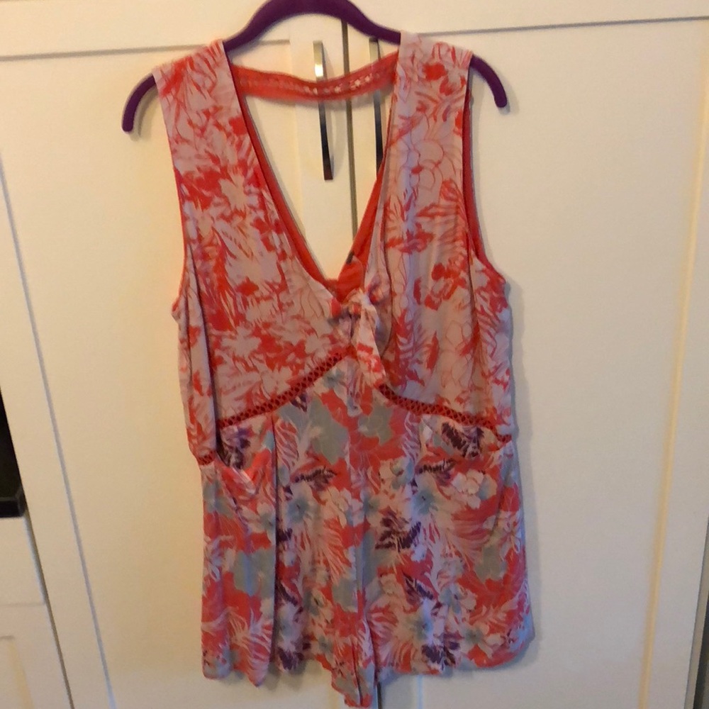 Free People Floral Romper Size M